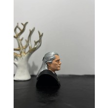 Karga Works The Witcher Rivialı Geralt Büst Figür 10CM Boyalı - The Witcher Geralt Of Rivia