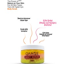 Qanze Candy Body Scrub – Yoğun Temizleme ve Ferah Çiçeksi Kokulu Vücut Peelingi – Vs Bombshell 300 ml