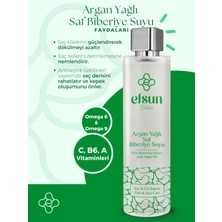 Efsun Natural Argan Yağlı Biberiye Suyu Güçlendirici ve Hızlı Saç Uzama Etkili  Doğal Saf Saç Toniği 100 ml