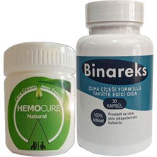 Hemocure Cream Özel Karışım 50 ml Kremi + Yanında Erkeklere Binarex 30LU Pırostat Caps