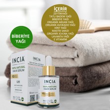 INCIA %100 Doğal Saç Bakım Serumu Biberiye Yağı 10 Değerli Yağ 30 ml