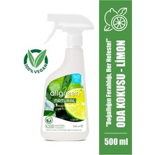 Doğal Limon Kokulu Oda Kokusu Sprey – %100 Bitkisel, Ferahlatıcı ve Yatıştırıcı, 500 ml