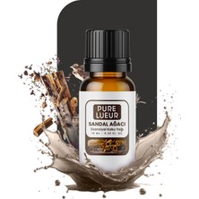 Pure Lueur Sandal Ağacı Esansiyel Uçucu Koku Yağı Difüzör Esansı Buhurdanlık Yağı Aromaterapi Yağı 10 ml