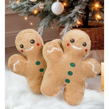 Ayıcıoyuncak Kurabiye Adam Peluş Yastık - Yumuşak ve Sevimli Yastık