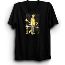 stonedfame Demon Slayer Anime Baskılı Unisex T-Shirt - Tarzınızı Yansıtın