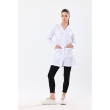 Tbuniform Bayan Beyaz Ceket Yaka Önlük