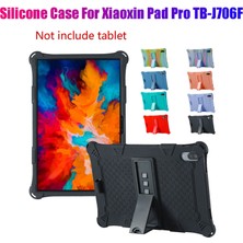 Enclaveinds Xiaoxin Pad Pro TB-J706F 11.5 Inç Silikon Kılıf Düşmeye Karşı Korumalı Kapak Ayarlanabilir Tablet Standı ve Kalem (F) (Yurt Dışından)