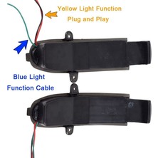 Enclaveinds Akan Dönüş Sinyali Ayna Göstergesi Ayna Işığı LED Dinamik Işık Otomatik W203 S203 CL203 ile Uyumlu (Yurt Dışından)