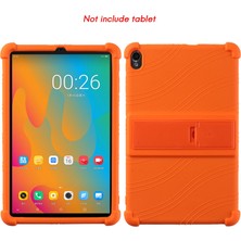 Enclaveinds Silikon Kılıf + Ekran Koruyucu IPLAY40 Tablet 10.4 Inç Tablet Kılıfı Ayarlanabilir Tablet Standı (Gül Kırmızısı) (Yurt Dışından)