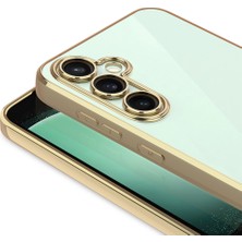 ZORE Galaxy A16 Uyumlu Kılıf Kamera Korumalı Logo Gösteren Omega Kapak-Siyah