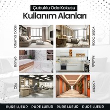 Pure Lueur Sandal Ağacı Kokulu, Bambu Çubuklu, Kare Şişe, Oda ve Ortam Kokusu 100 ml