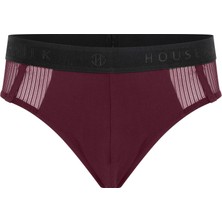 House Of Silk Fleur Tül Erkek Slip Külot Bordo