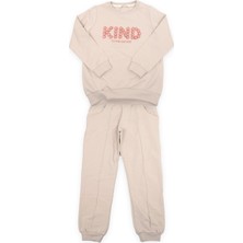 Kız Çocuk Baskılı Eşofman Takımı