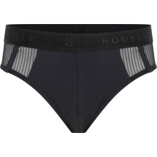 House Of Silk Fleur Tül Erkek Slip Külot Siyah