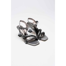 Shoegar Kadın Topuklu Sandalet Shtr125y10c