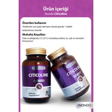 Nondo Citicoline 30 Tablet Sitikolin 30 Tablet Cognizin, Fosfotidilkolin