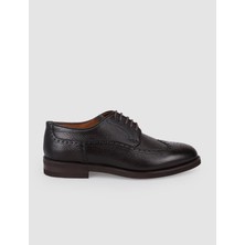 Cabani %100 Hakiki Deri Kahverengi Bağcıklı Erkek Klasik Ayakkabı