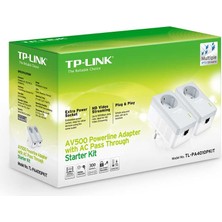 Tp-Link TL-PA4010PKIT 600 Mbps Priz Soketli Powerline Adaptör