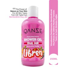 Qanze Libren Nemlendirici Duş Jeli – Yoğun Temizleme ve Özgürleştirici Çiçeksi Kokulu – Yvs Liibre 250 ml