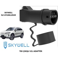 Bemis Skywell Elektrikli Araçlardan Güç Alın: V2L Tek Çıkışlı Adaptör