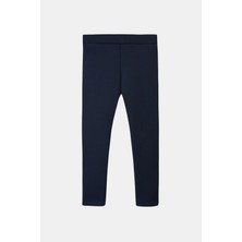 Lovetti Koyu Lacivert Kız Çocuk İçi Peluş Extra Kalın Kışlık Tayt