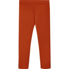 Lovetti Kiremit Kız Çocuk Içi Pelüş Exstra Kalın Kışlık Tayt