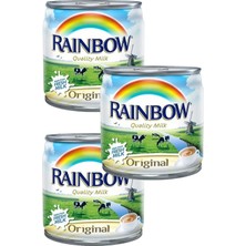 Rainbow Evaporated Milk Quality Milk 170 gr x 3 Adet