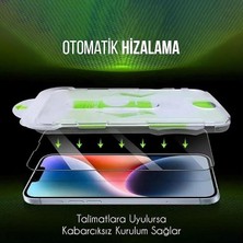 I-Stone Magıc Glass IPHONE 15 Uyumlu Full Platinum Otomatik Aparatlı Kırılmaz Cam/ekran Koruyucu