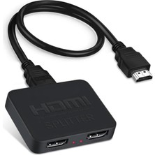 Coofbe HDMI Dağıtıcı 4K 60Hz Çift Yönlü HDMI Çoğaltıcı Type-C Bağlantılı 2in1 Adaptör