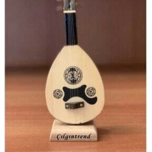 Hediye Vakti Kişiye Özel Minyatür Ud Masaüstü Hediyelik Enstrüman