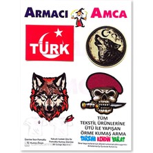 Armacı Amca Ütü Ile Yapışan 4 Adet Örme Kumaş Arma Yırtık Kapatıcı Pratik Yama Tekstil Patch Türk En Sevilenler