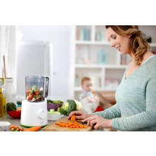 Philips Avent Buharlı Pişirici ve Blender 4'ü 1 Arada (Bebek Mama Hazırlama Blenderı)