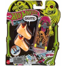 HPG21 Hot Wheels Skate Neon Temalı Parmak Kaykay ve Ayakkabı Paketleri