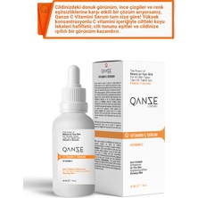 Qanze C Vitamini Serum – Cilt Onarıcı ve Parlatıcı, Antioksidan Etkili 30ML