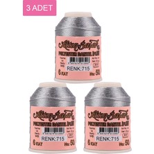 3 Adet  Oya ve Dantel İpi 20 gr  No: 715