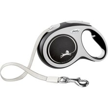 Flexi New Comfort Şerit Otomatik Köpek Gezdirme Tasması Large Siyah 5 mt