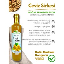 Sarıbahçe Doğal Ceviz Sirkesi 500 ml - Organik Doğal Fermantasyon