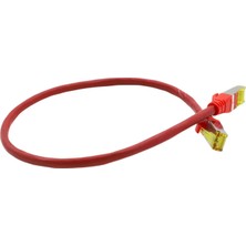 Dıgıtus CAT6A S-Ftp Patch Cord 0,50 mt Red (10'lu Paket)