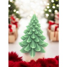 Jiro Accessories Yılbaşı Çam Ağacı Mum-Yılbaşı Mum-8 cm