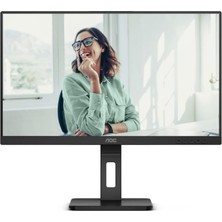 Ontech - 23.8 Aoc 24P3CV IPS 4ms 75MHZ 1xhdmı 1xdp USB Type-C Fhd 1920X1080 Hoparlör Çerçevesiz Flıcker-Free Pıvot Vesa Siyah