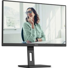 Ontech - 23.8 Aoc 24P3CV IPS 4ms 75MHZ 1xhdmı 1xdp USB Type-C Fhd 1920X1080 Hoparlör Çerçevesiz Flıcker-Free Pıvot Vesa Siyah