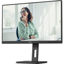 Ontech - 23.8 Aoc 24P3CV IPS 4ms 75MHZ 1xhdmı 1xdp USB Type-C Fhd 1920X1080 Hoparlör Çerçevesiz Flıcker-Free Pıvot Vesa Siyah