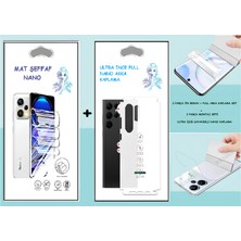 Tiknal Vivo X50 Lite - Nano Ekran Koruyucu Mat Şeffaf  + Nano Arka Kaplama Set Ultra Ince Esnek
