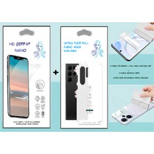 Tiknal Meızu M6 NOTE - NANO Ekran Koruyucu HD Şeffaf  + NANO Arka Kaplama SET Ultra İnce Esnek