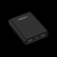 Enerx Powerbank 10000 Mah 2.1 Amper Siyah ENR-P10C