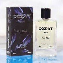 Pozart M421 Edp Erkek Parfüm 50 ml 1.kalite For Men Meyve ve Çiçek