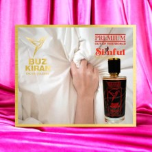 Buzkıran Premium Parfümlü Cam Kolonya - Sinful ( Pomegranate & Hibiscus & Nightwoods)