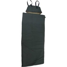 Geniş Haki Uyku Tulumu(-25 ) Mikro Su Itici (215×95 Cm) 200 gr ELYAF/180 gr Polar Kamp&deprem
