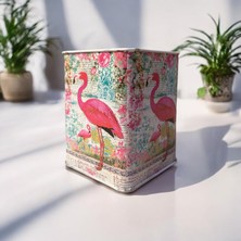 Flamingo Desenli Dikdörtgen Kumbara