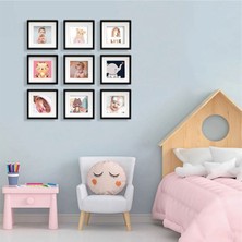 Sök-Tak Paspartolu Fotoğraf Çerçevesi 14X14 Kare Çerçeve 3'lü Paket(Fotoğrafsız) - Beyaz